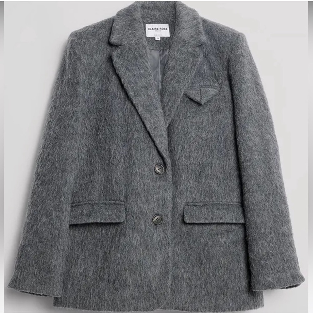 NA-KD x Claire rose collab wool blended jacket